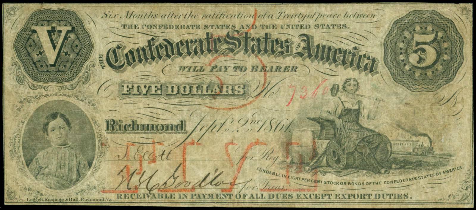 Values of Old Confederate Money Paper Money Buyers